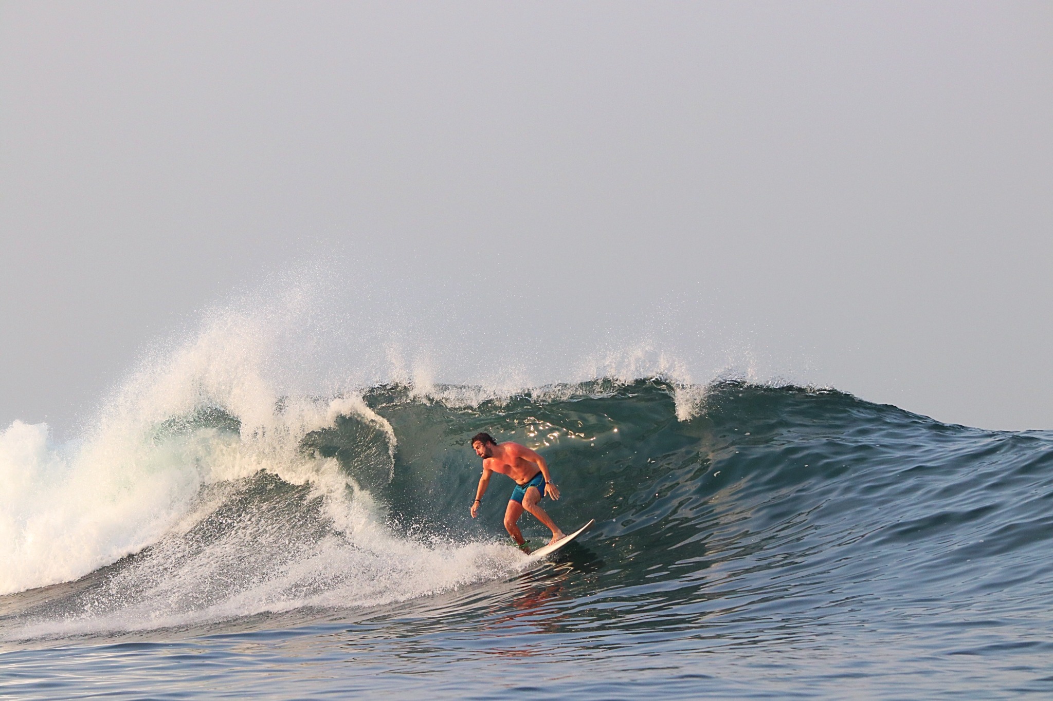 Tim Hearne surfing